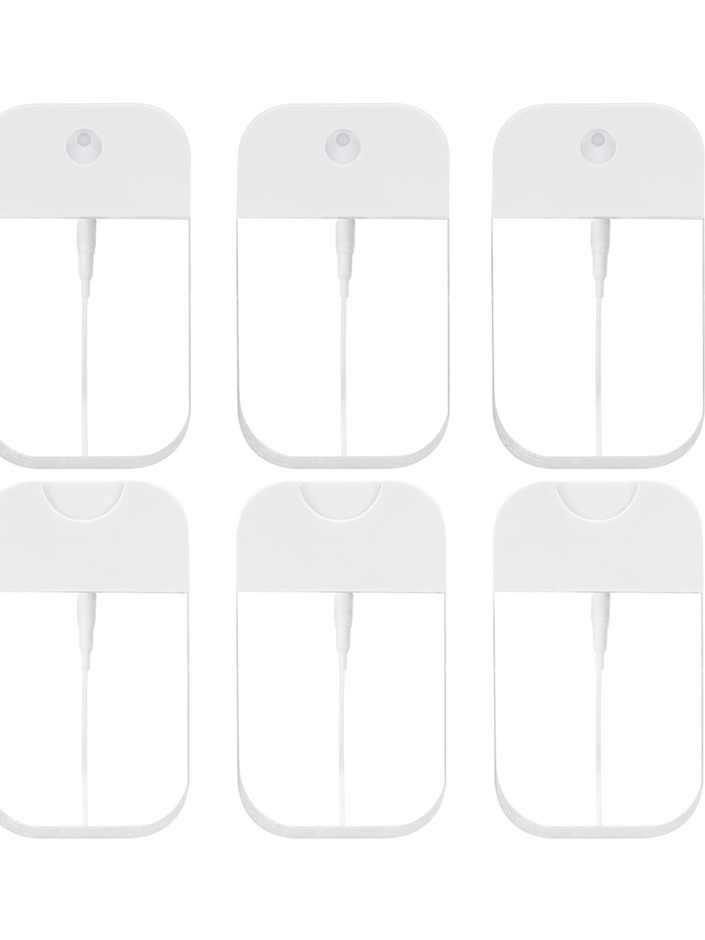 6 PCS Clear Spray Bottles, Portable Card Spray Bottles, 50 ML